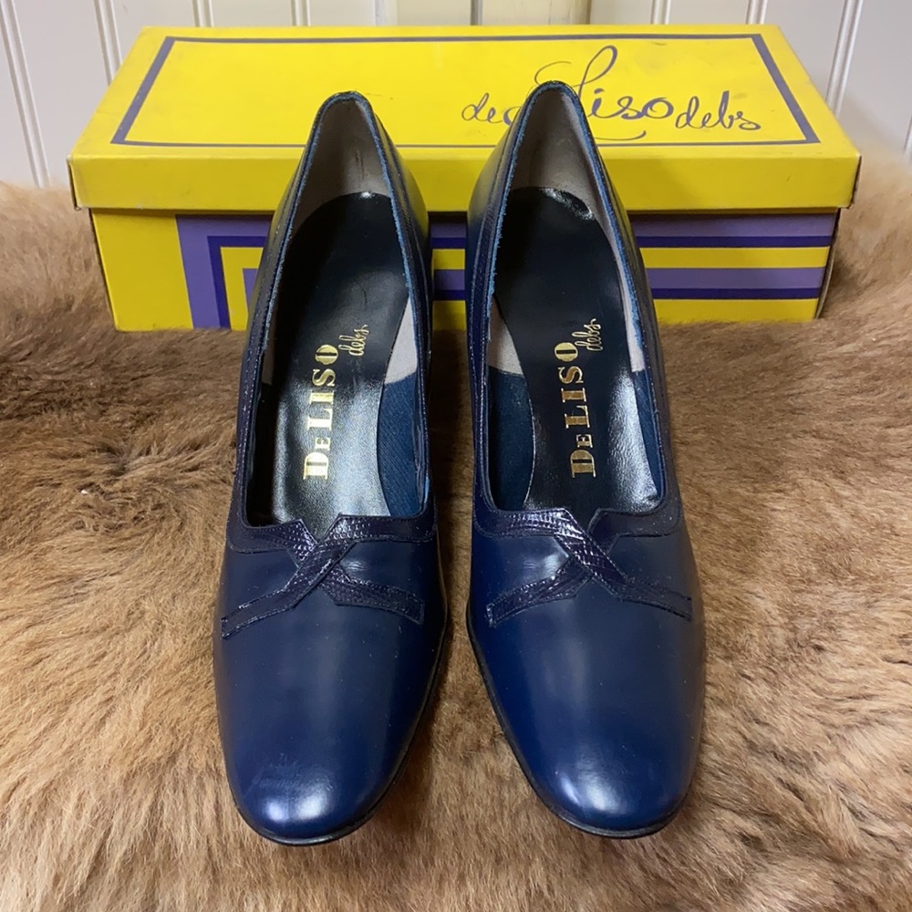 50s Vintage De Liso Debs Mod Heels Shoes 10